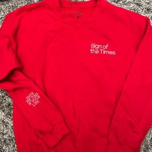 Harry Styles -sign off the times sweatshirt-medium